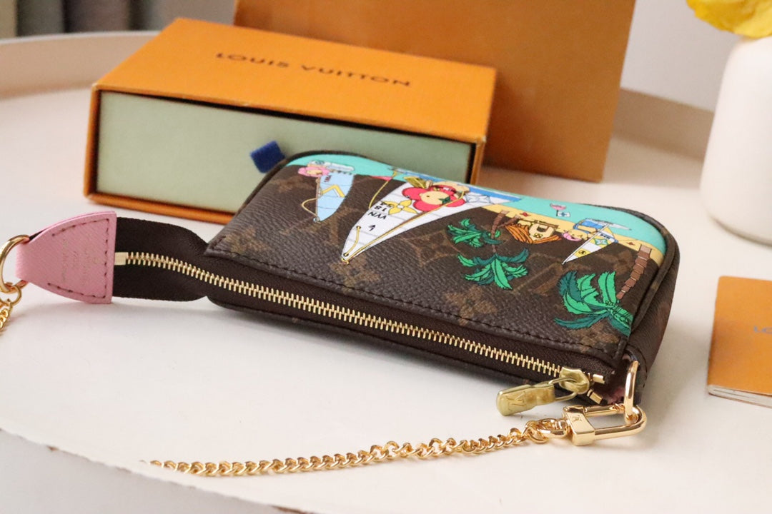 MINI POCHETTE ACCESSOIRES 15.5 TOILE MONOGRAMME