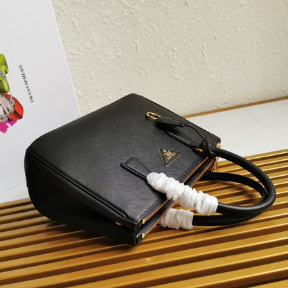 GALLERIA MOYENNE 28 CUIR SAFFIANO NOIR 