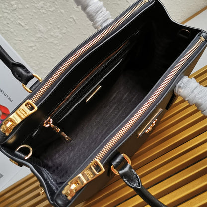 GALLERIA MOYENNE 28 CUIR SAFFIANO NOIR 
