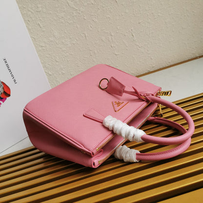GALLERIA MOYENNE 28 CUIR SAFFIANO ROSE 