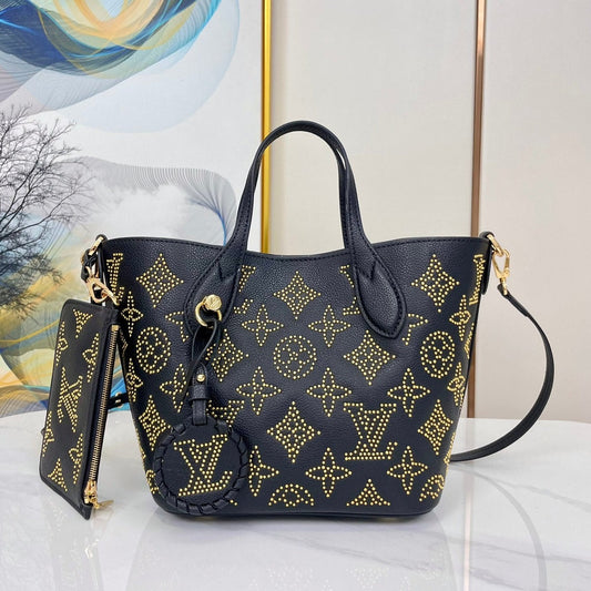 BLOSSOM PM 20 CUIR DE VEAU MAHINA NOIR