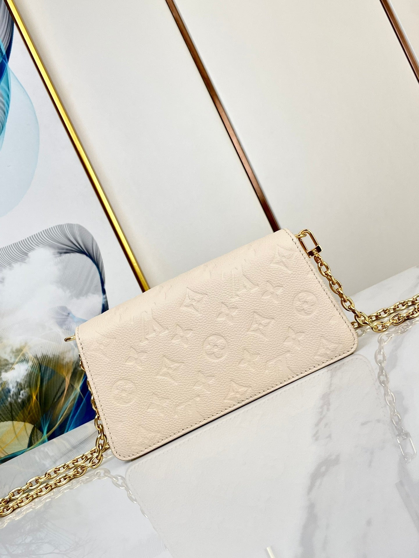 WOC 22 METIS CRÈME MONOGRAMME EMPREINTE
