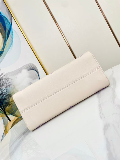 ONTHEGO 35 TOILE MONOGRAMME BLANC VIOLET 