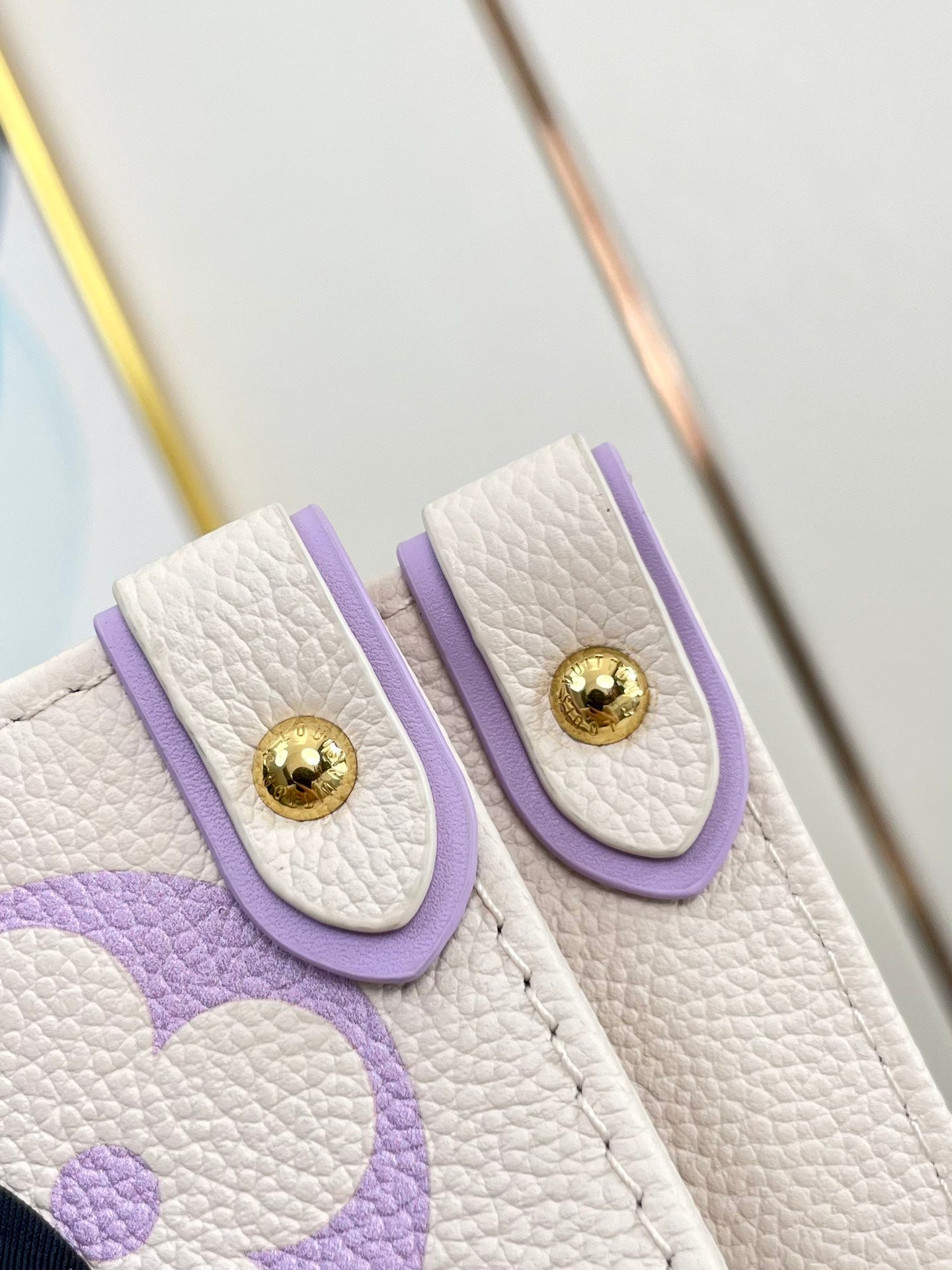 ONTHEGO 35 TOILE MONOGRAMME BLANC VIOLET 