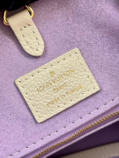 ONTHEGO 35 TOILE MONOGRAMME BLANC VIOLET 