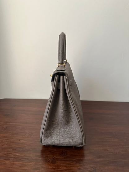 HM KELLY 28CM ÉTAIN TOGO QUINCAILLERIE OR