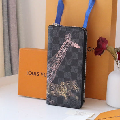 PORTEFEUILLE ZIPPY 20 EN TOILE NOIRE