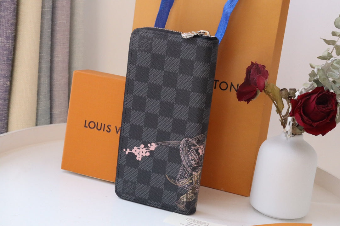 PORTEFEUILLE ZIPPY 20 EN TOILE NOIRE