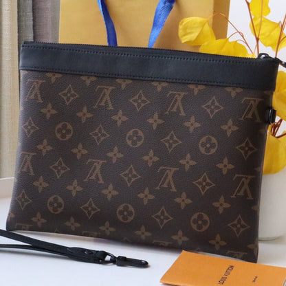 POCHETTE À EMPORTER 30 TOILE MONOGRAMME