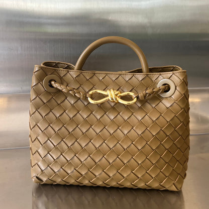 BV PETIT ANDIAMO 25CM PEAU D'AGNEAU MARRON 