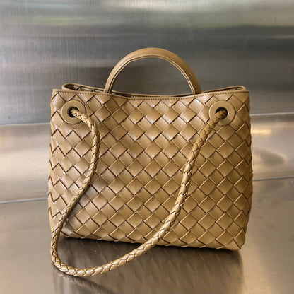 BV PETIT ANDIAMO 25CM PEAU D'AGNEAU MARRON 