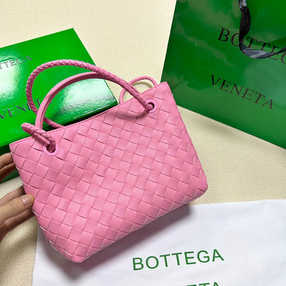 BV PETIT ANDIAMO 25CM PEAU D'AGNEAU ROSE 