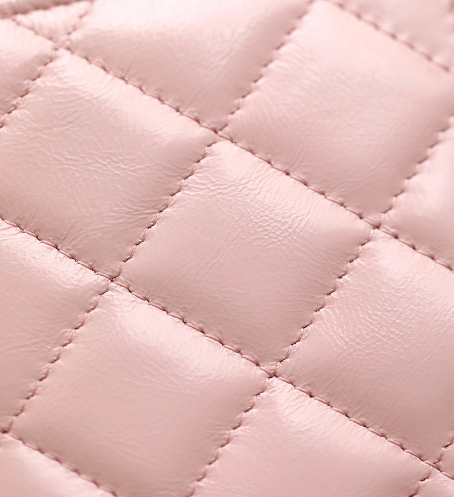 CC WOC 19 PEAU D'AGNEAU ROSE QUINCAILLERIE ARGENTÉE 
