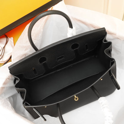 HM バーキン 35 ブラック トゴ ゴールド金具
