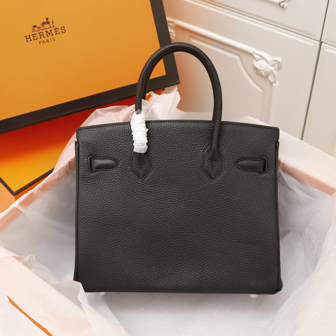 HM バーキン 35 ブラック トゴ ゴールド金具