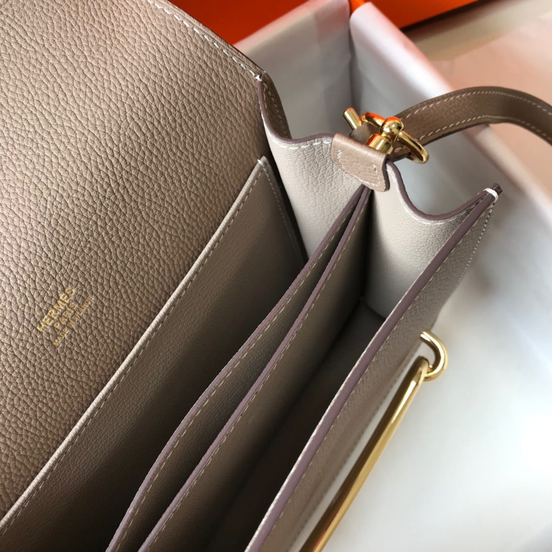 HM SAC ROULIS 19 CEDAR TOGO LEATHER
