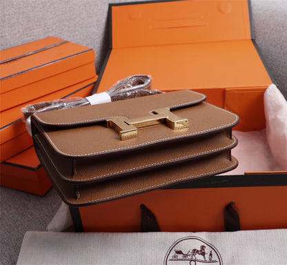 HM コンスタンスバッグ 19 ラセット エプソム ゴールド金具