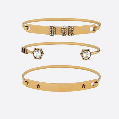D EVOLUTION ブレスレットセット アンティークゴールド仕上げメタル