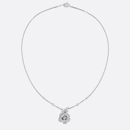 COLLIER MOYEN ROSE BAGATELLE DIAMANT
