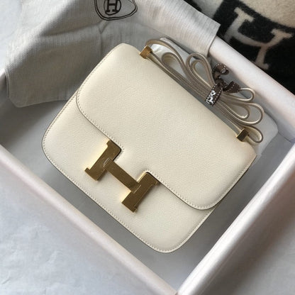 CONSTANCE 18 BLANC EPSOM QUINCAILLERIE OR
