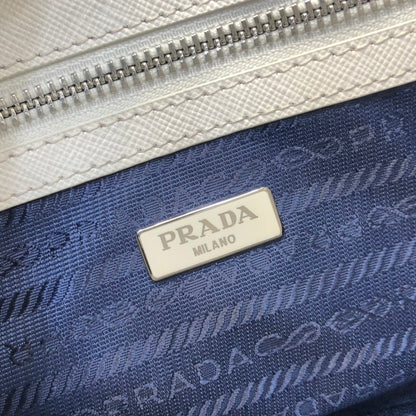 SAC PRA MINI 23 EN CUIR SAFFIANO BLANC