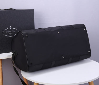 SAC DE VOYAGE PRA 55 EN TISSU IMPERMÉABLE NOIR