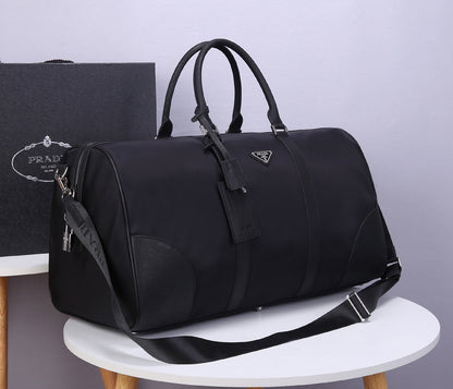 SAC DE VOYAGE PRA 55 EN TISSU IMPERMÉABLE NOIR