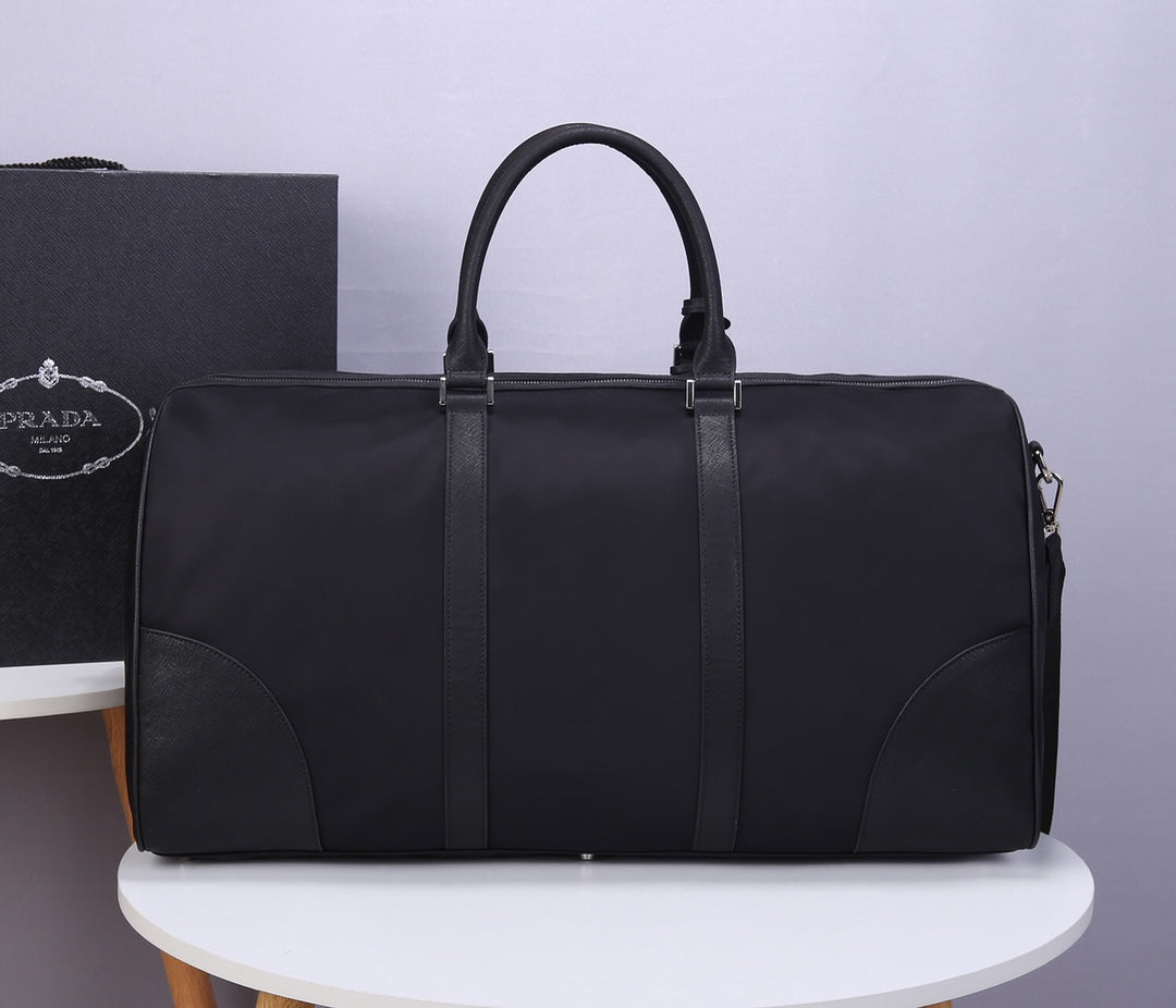 SAC DE VOYAGE PRA 55 EN TISSU IMPERMÉABLE NOIR