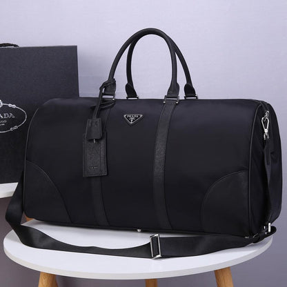 SAC DE VOYAGE PRA 55 EN TISSU IMPERMÉABLE NOIR