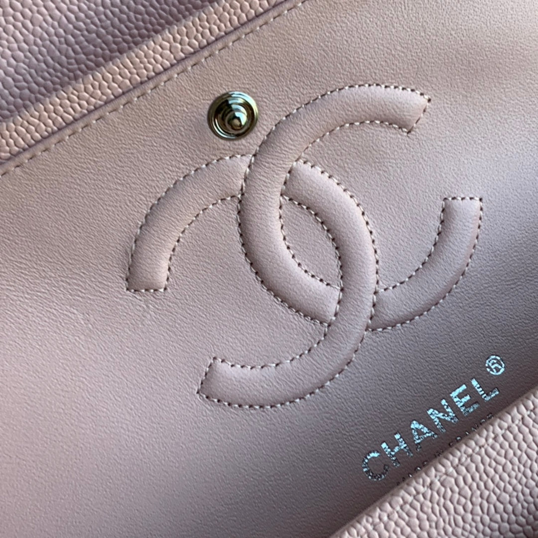 sac à rabat moyen 25 caviar rose shw