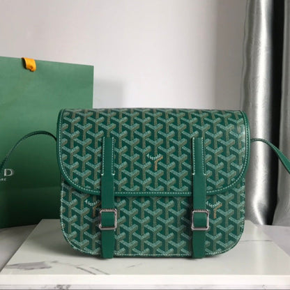 SAC BELVEDERE II 28 EN TOILE GOYARDINE VERTE