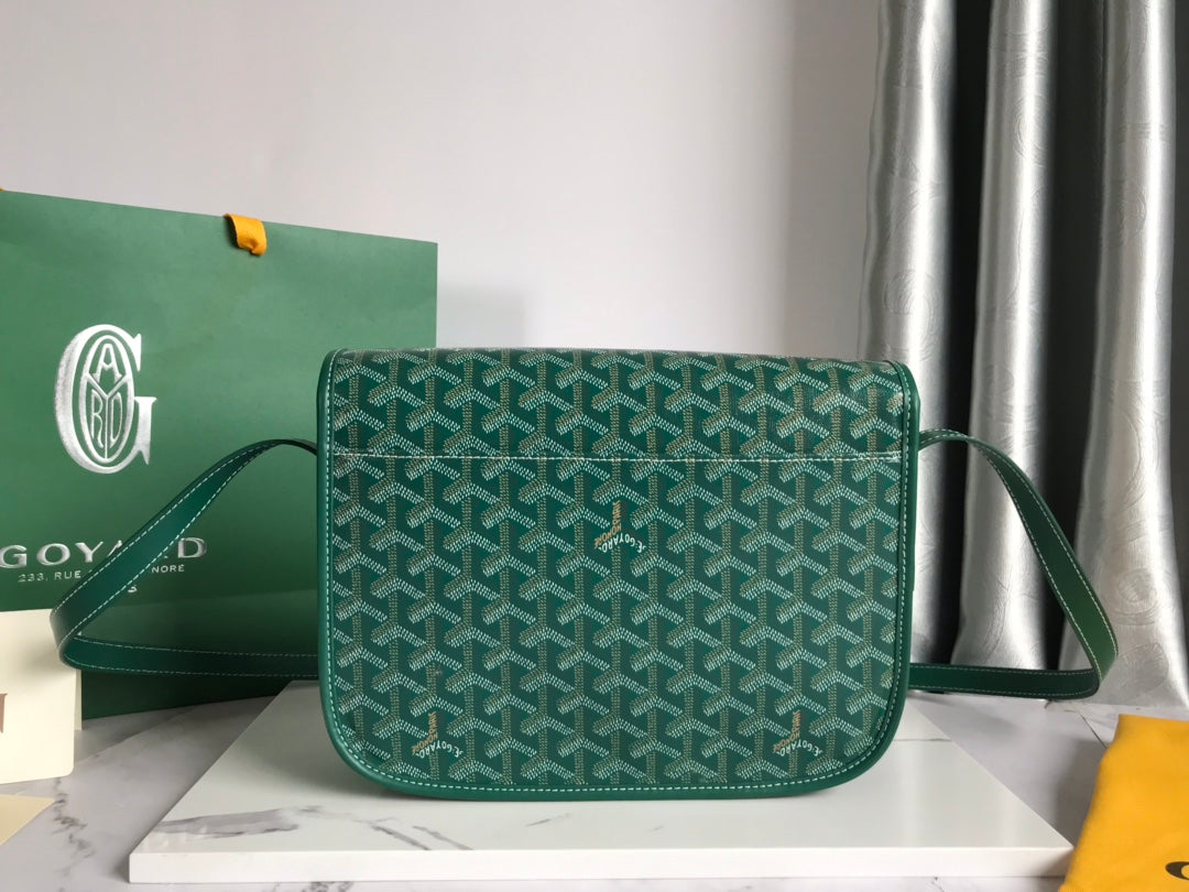 SAC BELVEDERE II 28 EN TOILE GOYARDINE VERTE