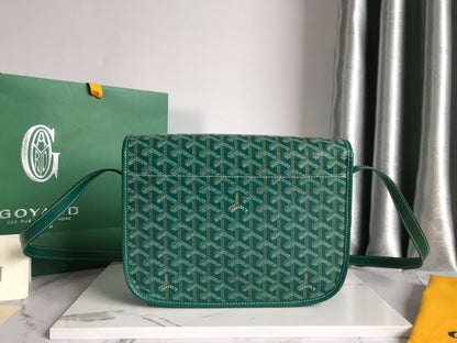 SAC BELVEDERE II 28 EN TOILE GOYARDINE VERTE