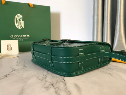 SAC BELVEDERE II 28 EN TOILE GOYARDINE VERTE