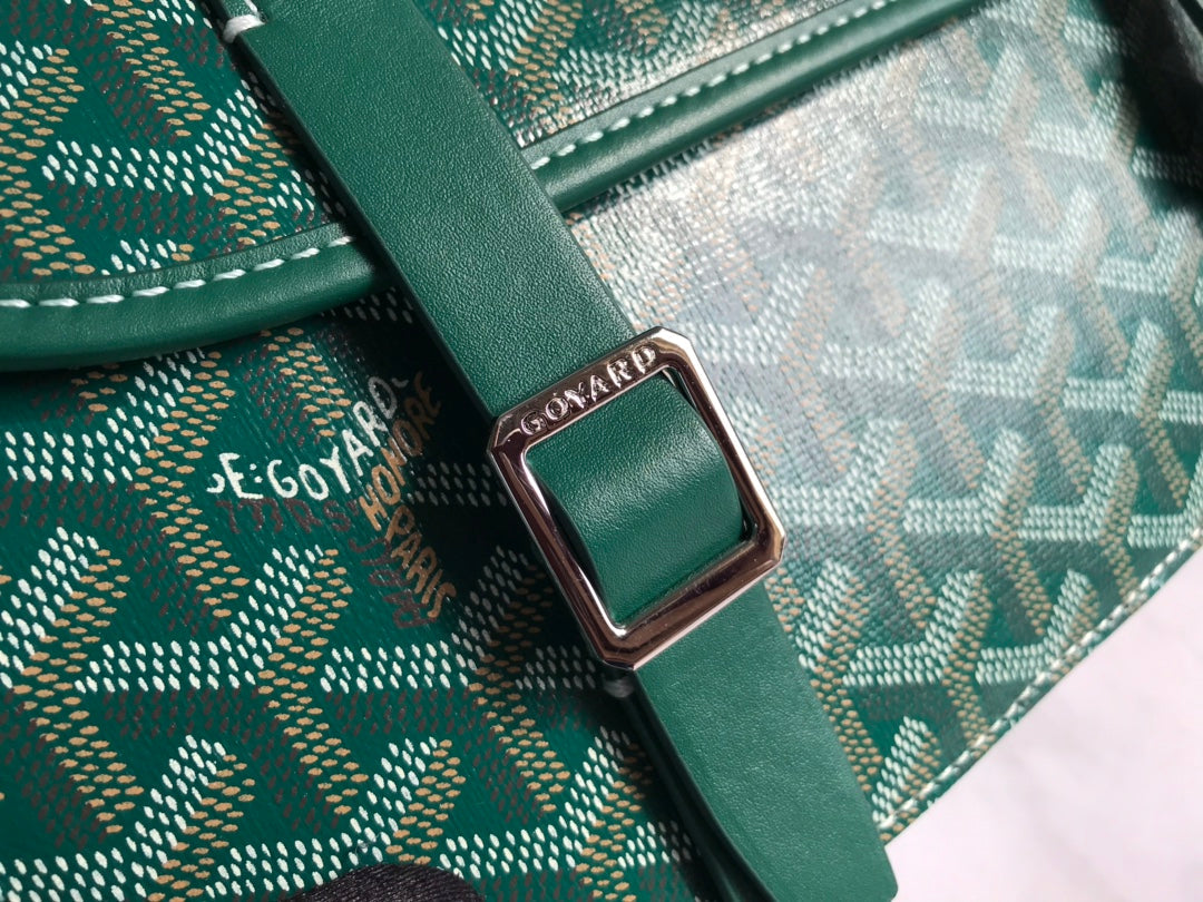 SAC BELVEDERE II 28 EN TOILE GOYARDINE VERTE