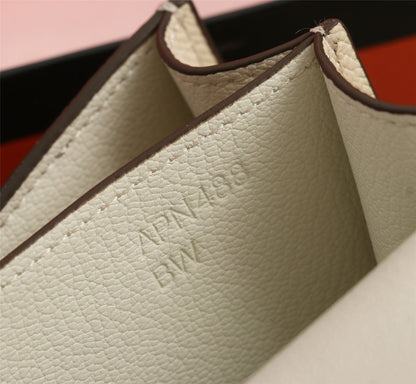 SACS HM CONSTANCE 22 CRÈME EPSOM QUINCAILLERIE OR