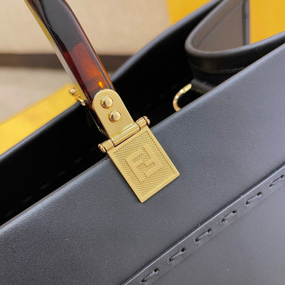 シャイン40 トートバッグ（ブラックエンボスカーフスキン）