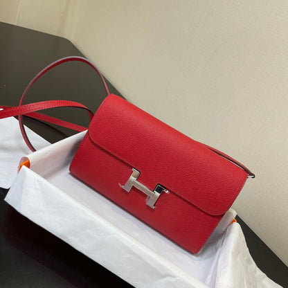 コンスタンス トゥ ゴー 20.5 レッドエプソム シルバーハードウェア