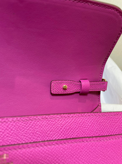 CONSTANCE TO GO 20,5 VIOLET EPSOM GOLD HARDWARE