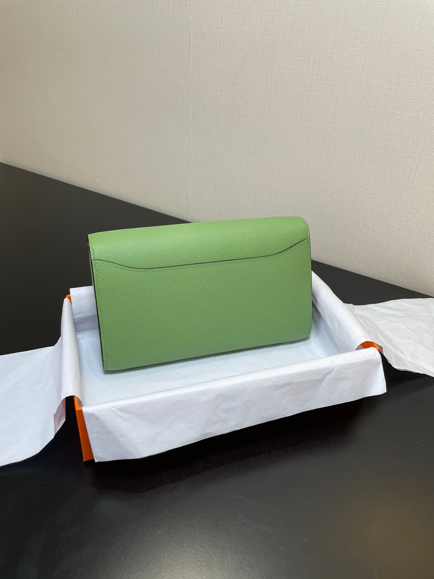 CONSTANCE VA 20,5 GREEN EPSOM SILVER HARDWARE