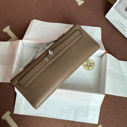 HM ケリーカット 31cm ブラウン スウィフトレザー ショーツ