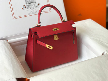HM ケリー 32cm バッグ ベリー トーゴ ゴールド金具
