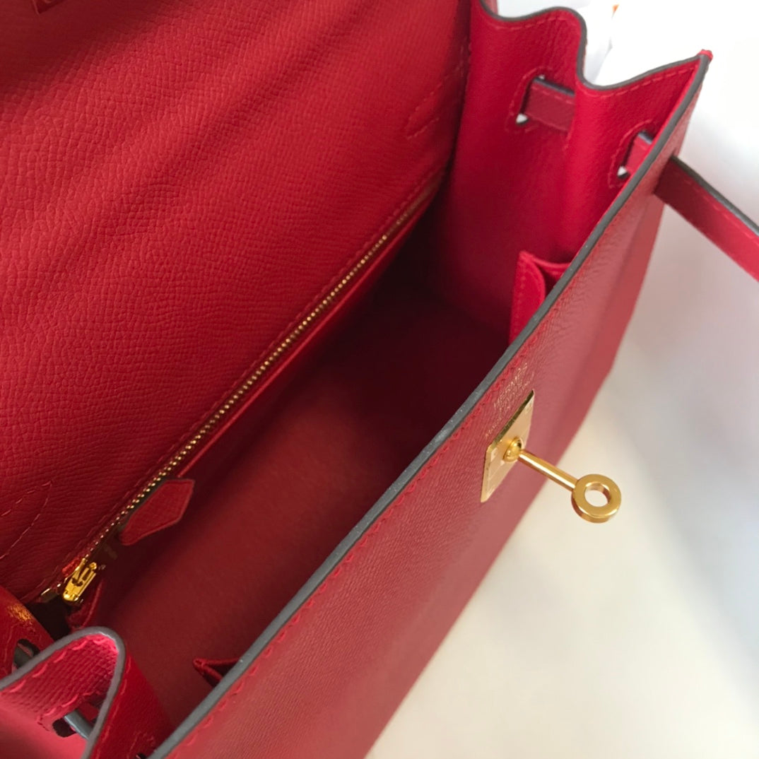 HM ケリー 32cm バッグ ベリー トーゴ ゴールド金具