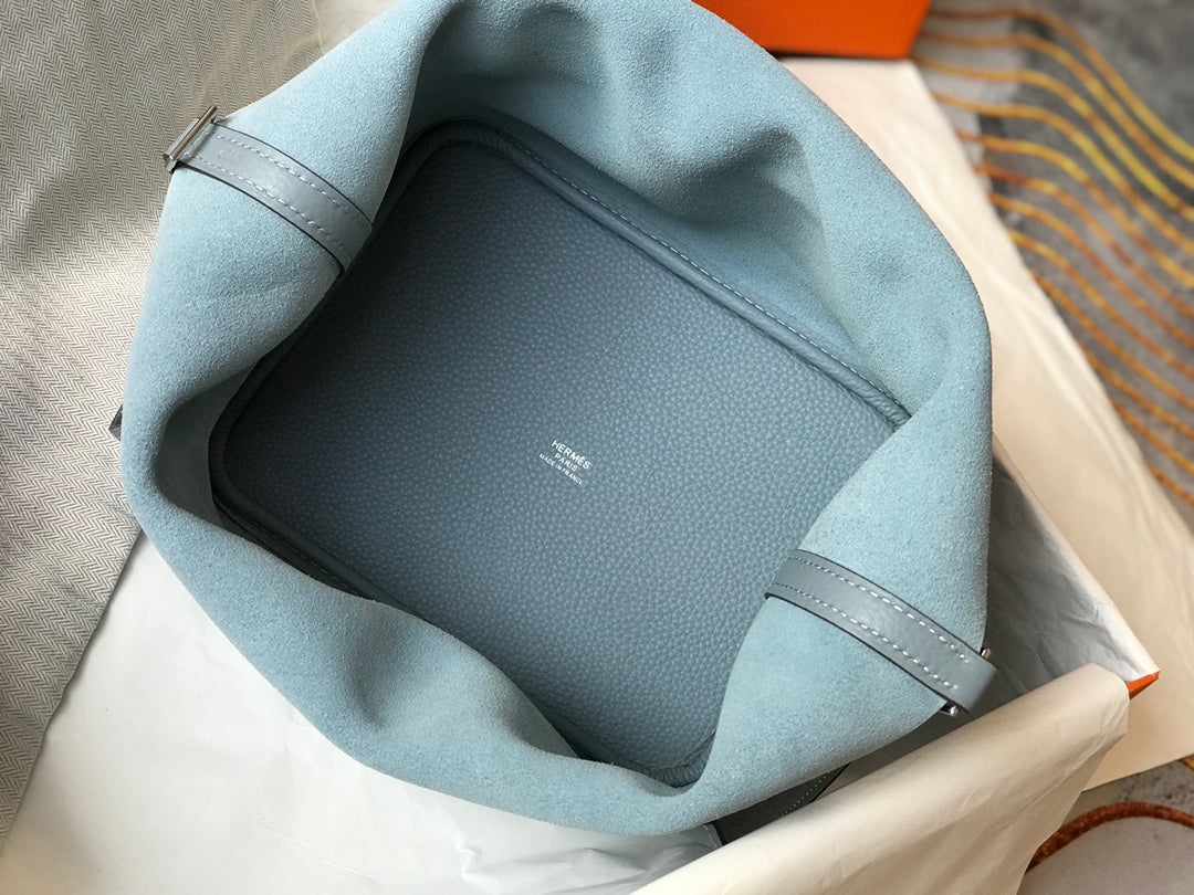 Serrure Picotin 22 Stone Blue Togo SHW