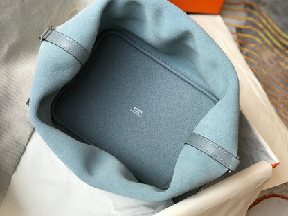 Serrure Picotin 22 Stone Blue Togo SHW