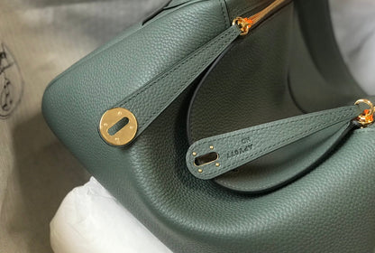 SAC HM LINDY 30 CUIR TAURILLON CLEMENCE PIN