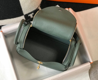 HM LINDY 26 BAG PINE TAURILLON CLEMENCE LEATHER