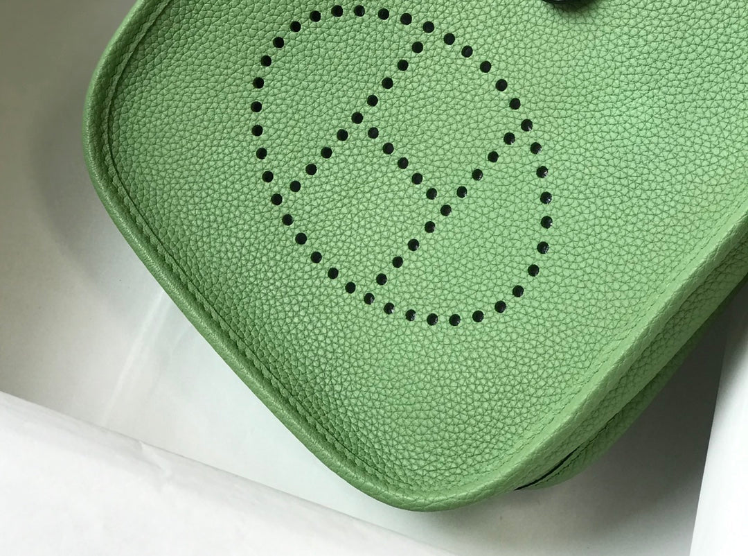 Mini Evelyne 18cm Vert Foncé Togo Ghw