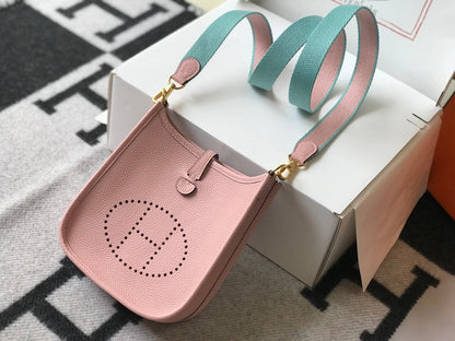 Mini Evelyne 18cm Pink Togo Ghw