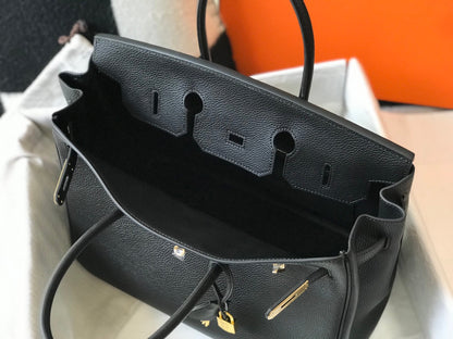 HM BIRKIN 35CM CUIR TOGO NOIR QUINCAILLERIE DORÉ